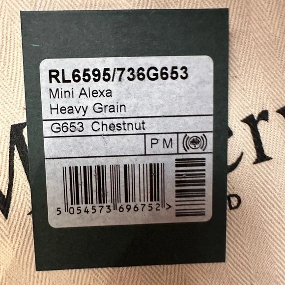 Mulberry Mini Alexa in heavy grain leather bag chestnut - Picture 7 of 16